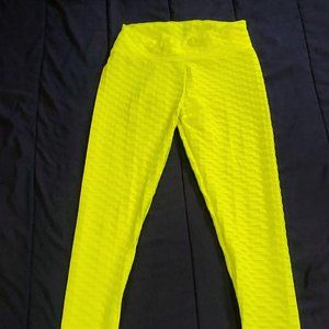 Women's textured workout leggings Sz L by Lift